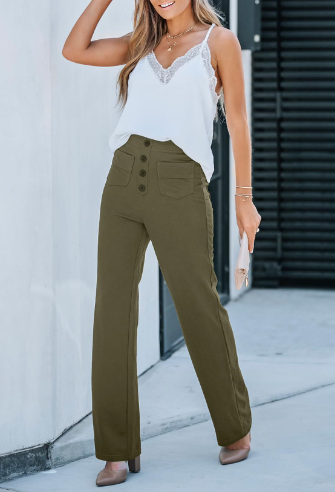 Audrey™ | High-Waisted Stretch Casual Pants for Women