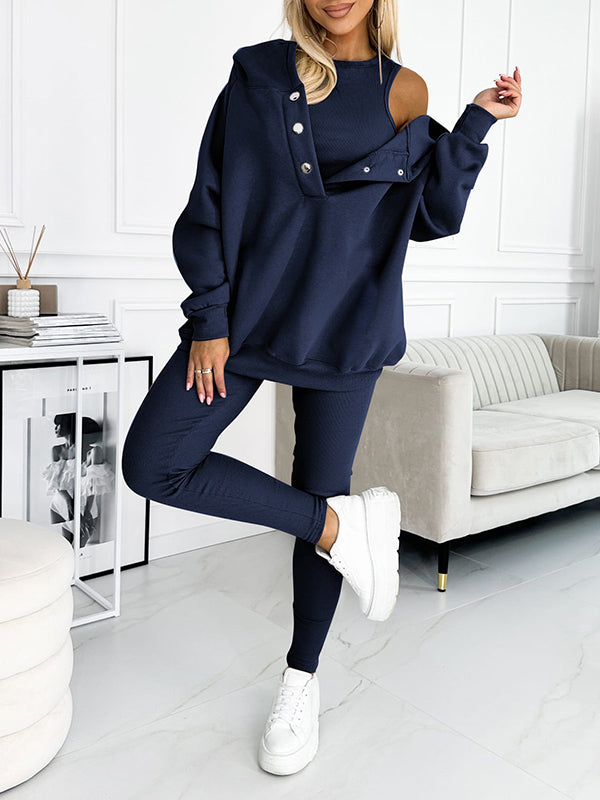 Harper™ | Hooded Casual and Comfortable Sweatshirt Suit