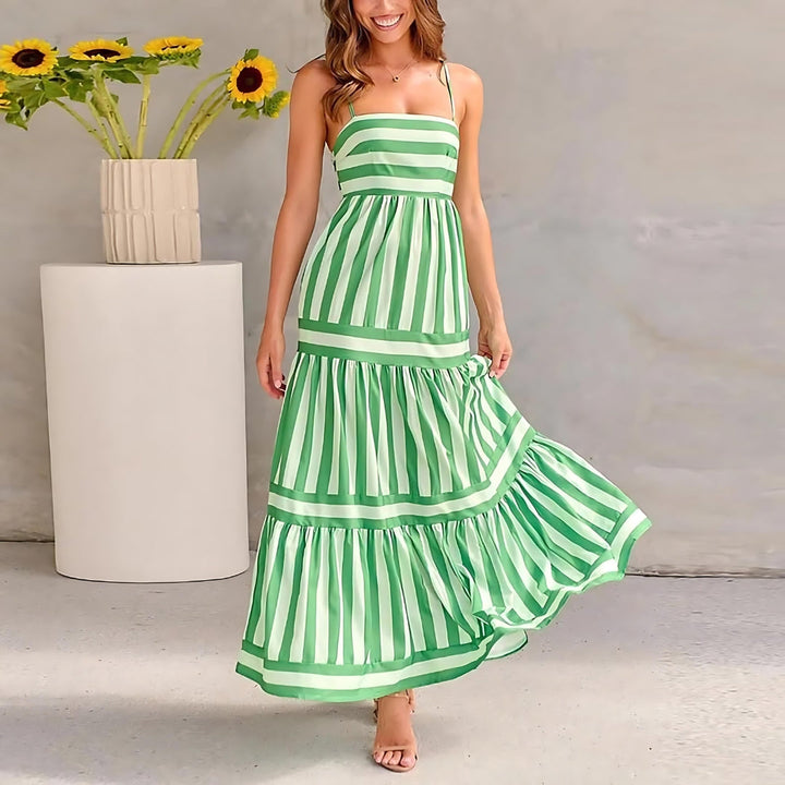 Bianca™ | Striped Long Dress With Pockets