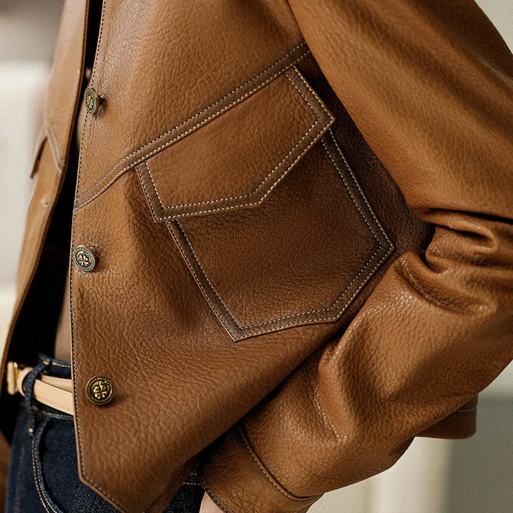 Raven™ | Modern Maven Leather Jacket