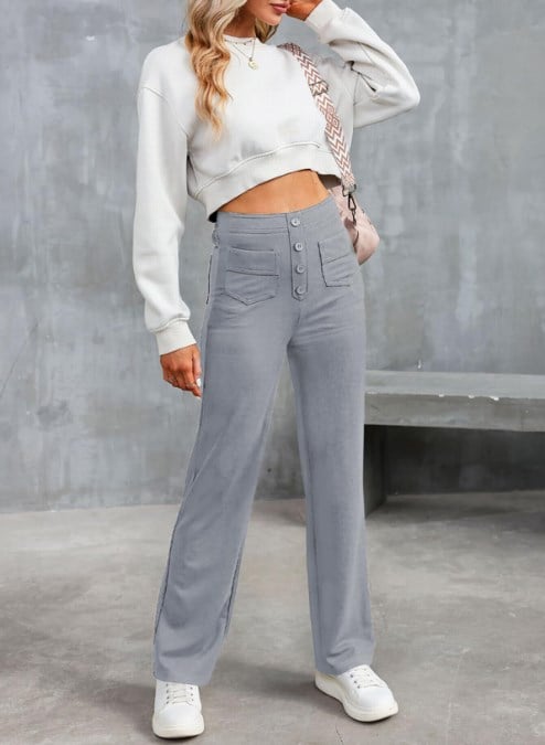 Audrey™ | High-Waisted Stretch Casual Pants for Women