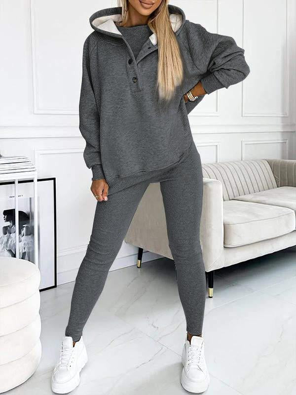 Harper™ | Hooded Casual and Comfortable Sweatshirt Suit