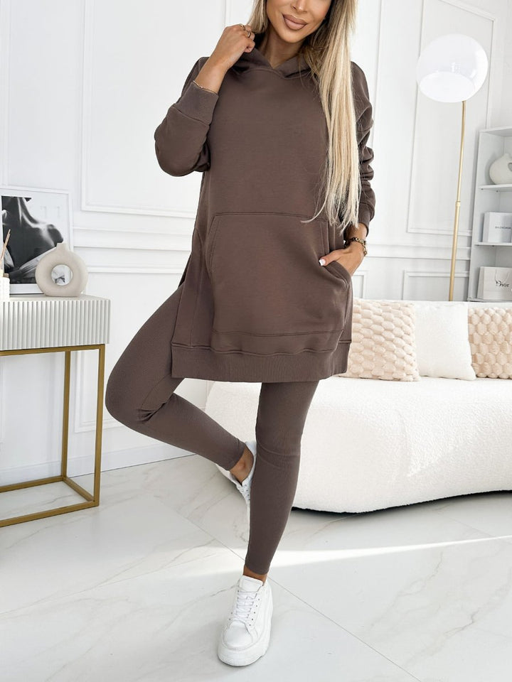 Zara™ | Stylish Plus Size Hoodie & Leggings