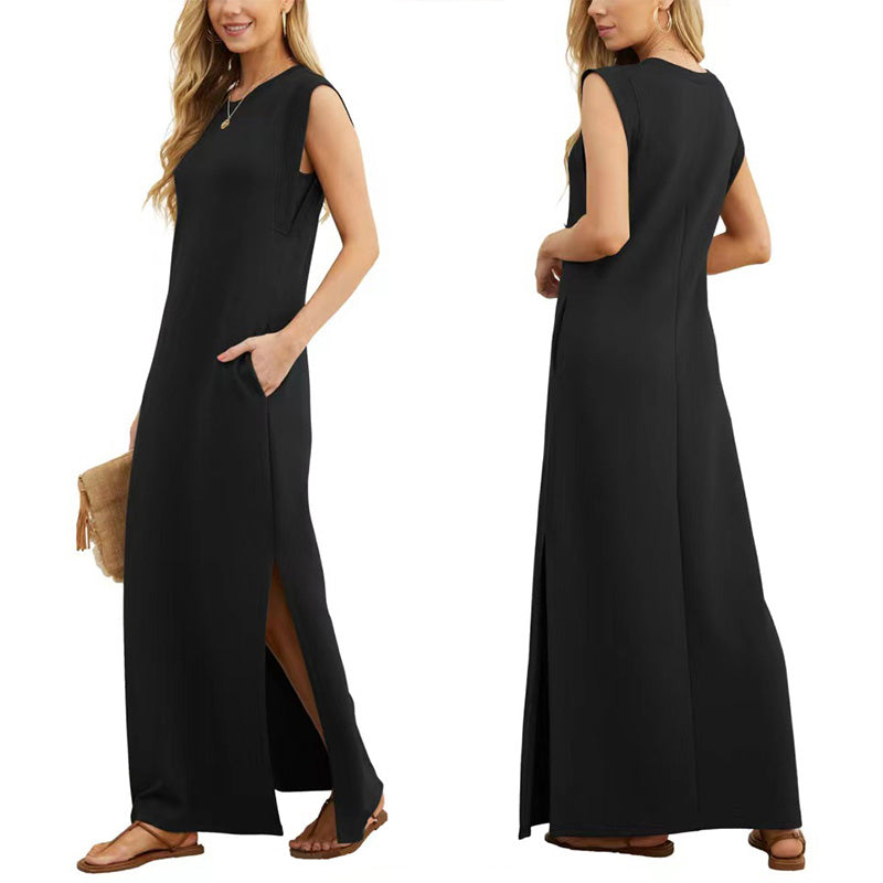 Ella™  | Knit-Free Casual Dress With Pockets