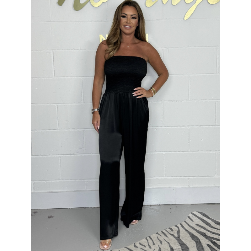 Callista™ | Strapless Wide Leg Jumpsuit